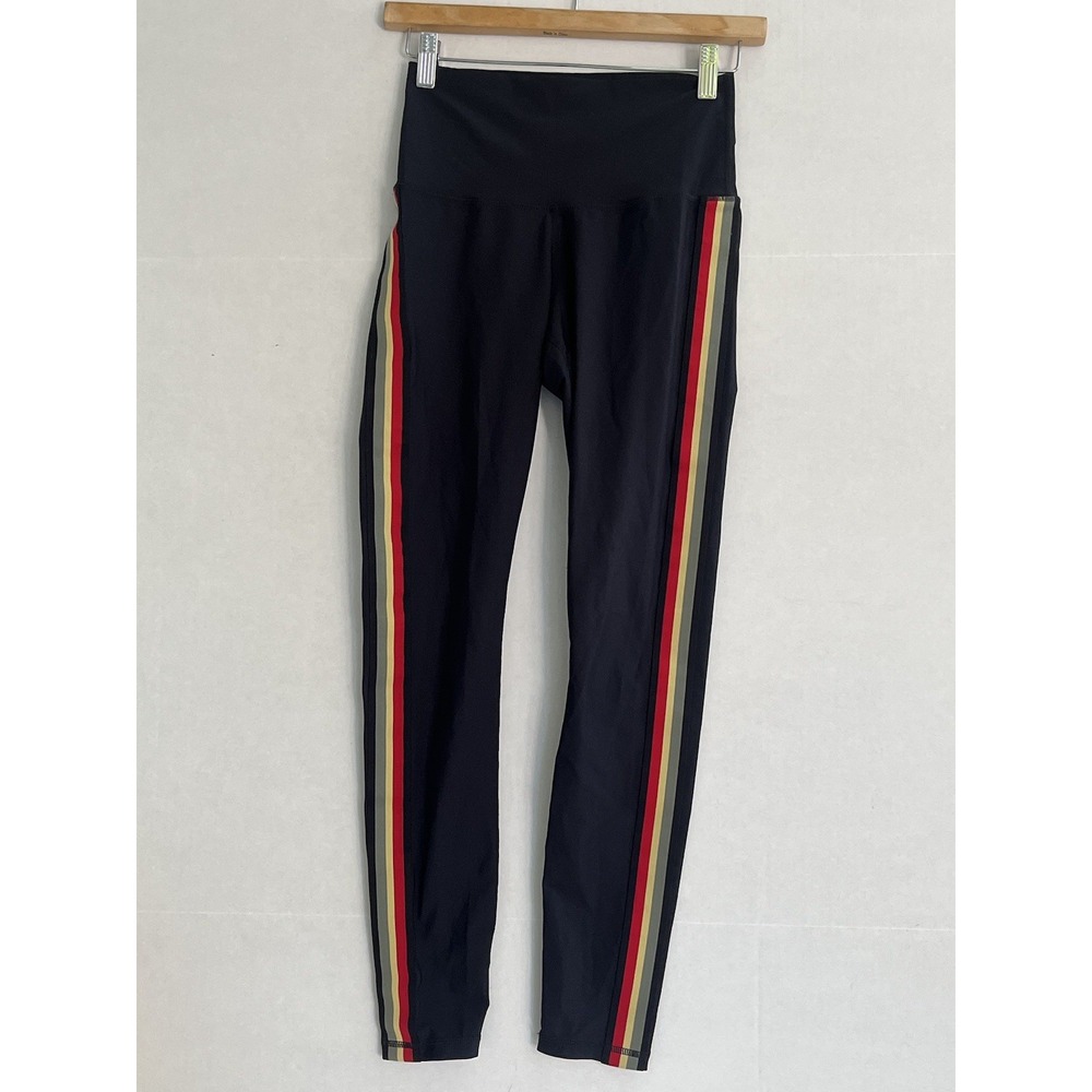 Spiritual Gangster Side Striped Leggings Size Small